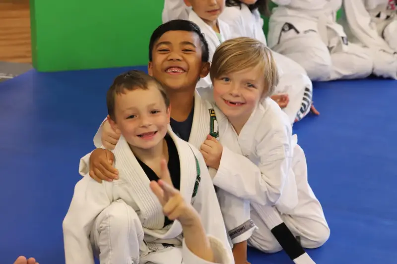 Kids learning martial arts at WCMA