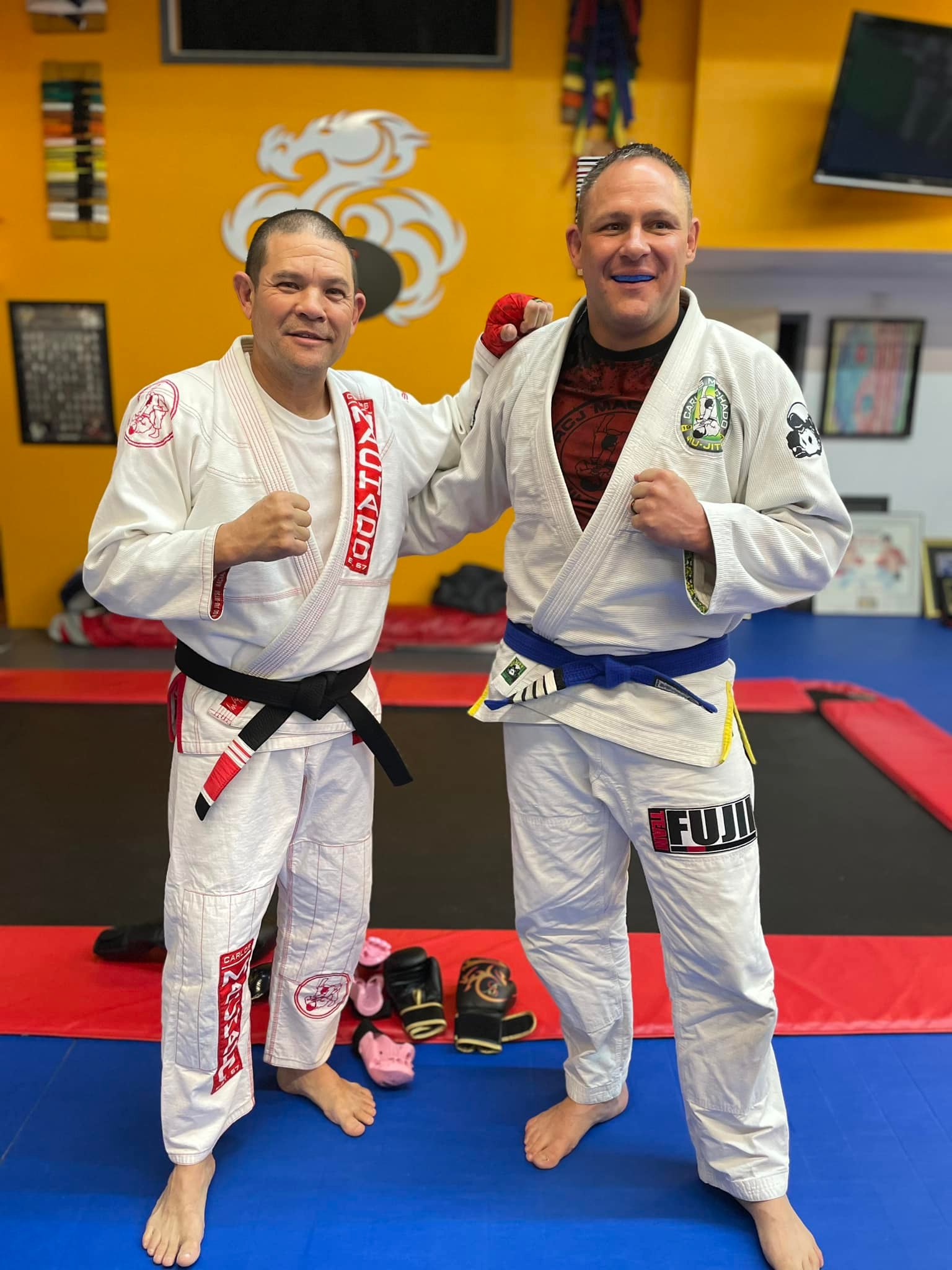 Students training Brazilian Jiu-Jitsu at West Coast Martial Arts