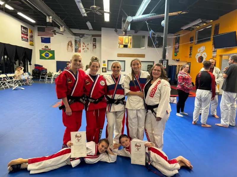Women training Brazilian Jiu-Jitsu at WCMA Gardnerville